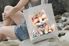 Crowned Mother Cat clipart Product Image 3