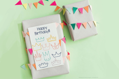 Color Crowns | Hand Drawn Princess Tiara, King, Queen, Royal Product Image 8
