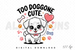 cartoon dog, cute puppy, vector illustration, pet, heart balloon, dog bone, dog paws, animal, character, sublimation, kawaii, playful, cheerful, happy, design element, graphic, artwork, white dog, pink, love, valentine, puppy with bow, dog vector, digital