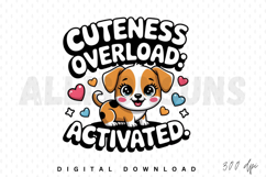 puppy, dog, cute, cartoon, illustration, pet, animal, cuteness overload, design, sublimation, heart, star, kawaii, vector, clip art, funny, adorable, happy, graphic, lovely, childish, cheerful, playful, puppy love, puppy vector, dog vector, pet design, an