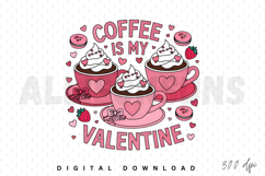 coffee, valentine, heart, pink, cup, love, drink, strawberry, dessert, sweets, macaron, romance, romantic, happy, cute, vector, illustration, doodle, cartoon, holiday, design, graphic, food, cafe, february, valentines day, coffee cup, coffee break, valent