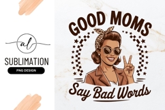 Retro Mom Cartoon Graphic Sublimation Png Product Image 1