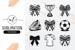 Soccer Vector Elements Sublimation Png Design Product Image 1