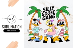 Silly Goose Gang Tropical Cartoon Illustration Product Image 1