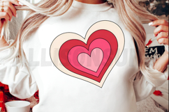 Retro Heart Vector Design Element For Valentines Day Product Image 2