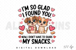 dog, cat, cartoon, animal, friendship, love, heart, cute, adorable, illustration, pet, puppy, kitten, valentine, valentines day, happy, glad, found, share, snack, quote, text, design, clip art, digital art, graphic, vector, sticker, decal, svg, png
