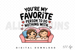 Cute Couple Relaxing On Sofa With Dog Valentines Day Product Image 1