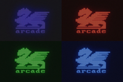 CRT Monitor Text &amp; Logo Effect Product Image 4