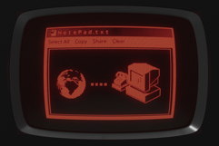 CRT Monitor Text &amp; Logo Effect Product Image 5