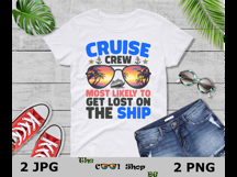 Cruise Crew Most Likely To Get Lost On The Ship PNG Product Image 3
