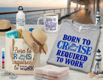Cruise Ship Set 03 Sayings Bundle SVG Cut File Sublimation Product Image 7