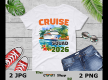 Cruise Squad 2026 Png, Making Memories Together Png Product Image 3