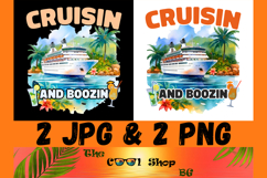 Cruisin And Boozin Png, Summer Vacay Png Product Image 1