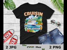 Cruisin And Boozin Png, Summer Vacay Png Product Image 2