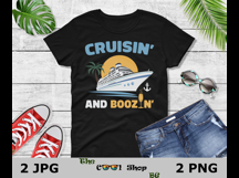 Cruisin And Boozin Png, Summer Vacay Png, Booze Cruise Product Image 2
