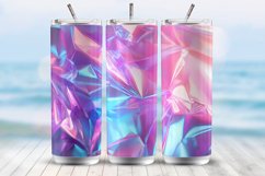 Crumpled Colorful Holographic Background Sublimation Design Product Image 1