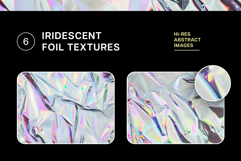 Crumpled Holographic Foil Textures Product Image 1