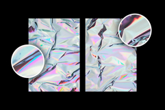 Crumpled Holographic Foil Textures Product Image 3