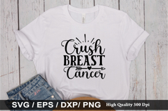 Crush Breast Cancer SVG - Breast Cancer Design Product Image 1