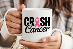 Crush Cancer SVG | Breast Cancer Awareness SVG Product Image 3
