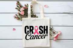 Crush Cancer SVG | Breast Cancer Awareness SVG Product Image 4
