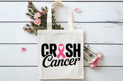 Crush Cancer SVG | Breast Cancer Awareness SVG Product Image 4