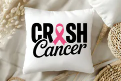 Crush Cancer SVG | Breast Cancer Awareness SVG Product Image 5