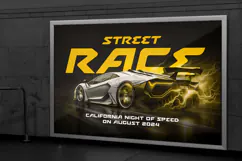 CRUSH - Racing Car Modern Font Product Image 2