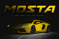 CRUSH - Racing Car Modern Font Product Image 4