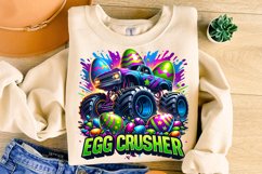 Egg Crusher PNG, Easter Truck, Easter PNG Sublimation, Egg Product Image 3