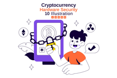 10 Cryptocurrency Hardware Security Illustration Product Image 1