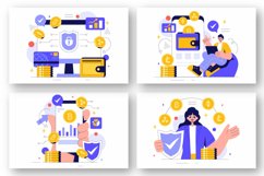 13 Cryptocurrency Wallet Illustration Product Image 2