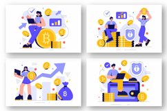 13 Cryptocurrency Wallet Illustration Product Image 3