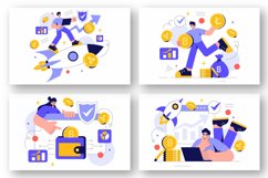 13 Cryptocurrency Wallet Illustration Product Image 4