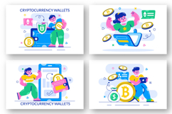 10 Cryptocurrency Wallets Illustration Product Image 2