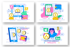 10 Cryptocurrency Wallets Illustration Product Image 3