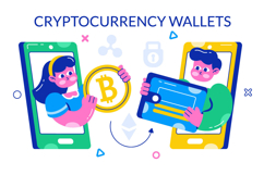 10 Cryptocurrency Wallets Illustration Product Image 4