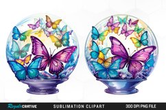 Crystal Balls Watercolor Clipart Product Image 1