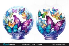 Crystal Balls Watercolor Clipart Product Image 1