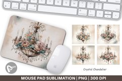 Mouse Pad Crystal Chandelier Product Image 1