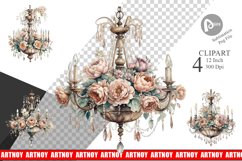 Crystal Chandelier Clipart Product Image 1