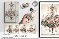 Digital Paper Crystal Chandelier Product Image 1