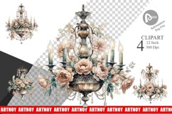 Crystal Chandelier Clipart Product Image 1