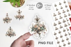 Crystal Chandelier Sticker Product Image 1
