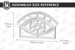 Crystal Display Shelf Laser Cut | Mystical Crystal Holder Product Image 3
