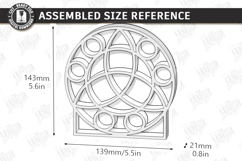 Crystal Display Shelf Laser Cut | Mystical Crystal Holder Product Image 2