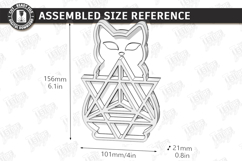Crystal Display Shelf Laser Cut | Mystical Crystal Holder Product Image 2