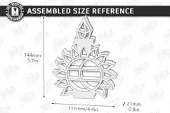 Crystal Display Shelf Laser Cut | Mystical Crystal Holder Product Image 3