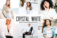 Crystal White Mobile &amp; Desktop Lightroom Presets Product Image 1