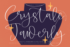 Crystale Jawerly - Beauty Handwritten Script Font Product Image 1